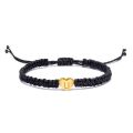 【Deal of the day】 Fashion Alphabet Bracelet 26 Letter Girlfriends Friendship Bracelet Couple Braided Adjustable Hand Rope Bracelet Jewelry Accessories. 