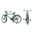 1:10 Alloy Bicycle Model Vintage Miniature Simulation Collection Free Standing Bike Model with Inflator Briefcase. 