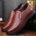 Leather shoes men's 2023 new soft leather soft soles anti-slip casual men's versatile men's leather shoes business formal wear. 