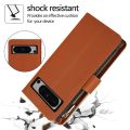 YM016 Rhombic Zipper Card Wallet Leather Phone Case with Lanyard For Google Pixel 8 Pro. 