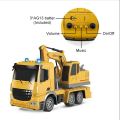 1:24 Light music of inertia mixing die cast truck toy for kids engineering toys. 