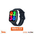 Mibro C3 Calling smart Watch 2ATM with Dual Straps - Navy Blue. 