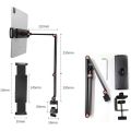 Tablet Bed Holder 360 Adjustable Aluminum Arm For 4.7-15.6 Inch Mobile Phones Tablet Stand For iPad Xiaomi Huawei Tablet Holder. 