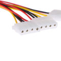 4 Pin IDE 1-to-3 Molex IDE Female Power Supply Splitter Exentsion Adapter Cable. 