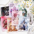 30 Pcs/bag Garden Princess Series Stickers Journal Handbook DIY Decoration Scrapbook Album Collage Aesthetic Craft Art Sticker. 