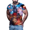 Street Fighter T-shirts Anime Fighting Game 3d Print Streetwear Men Women Fashion Oversized T Shirt Harajuku Kids Tees Tops. 