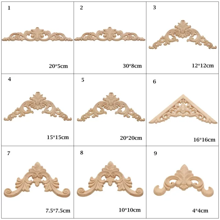 Multi-styles%20Furniture%20Parts%20Wall%20Door%20Decoration%20wooden%20Figurines%20Crafts%20Corner%20Appliques%20Frame%20Wood%20Carved%20Woodcarving%20Decorative%20-%20Image%202