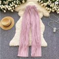 soft and streachable crepe korean palazzo for woman. 🌸উমাইশা ফ্যাশান নিয়ে এসেছে গরমের জন্য একদম পারফেক্ট ✨ চায়না লিনেন আরামদায়ক প্লাজু!.