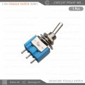 3 Pin / 6 Pin - SPDT and DPDT Self-Lock TOGGLE Switch MTS202 AC 125V 6A or 250V 3A Switch Single/Double Pole Double Throw(SPDT) ON-OFF-ON/OFF-ON-OFF Miniature Toggle Switches. 