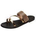 Summer Sandals for Women Flat Sandal Sparkle Rhinestone Slide Trendy Women's Beach Sparkly Dressy Slip on Bling Casual Shoes House Foocus. 