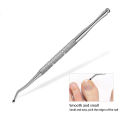 Stainless Steel Double Head Cleaning Tools For Nail Groove Dirt Tools GJCUTE. 