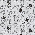 1 Roll Frosted Privacy Floral Pattern Window Film Home Bedroom Bathroom Glass Window Film Stickers No Glue Self Adhesive Sticker. 