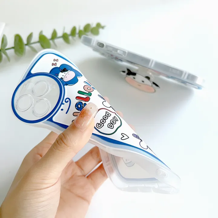 (Free%20Holder)%20FELMYST%20Casing%20Case%20For%20SAMSUNG%20Galaxy%20S21%20Ultra%205G%20Case%20Transparent%20Clear%20Cases%20Cartoon%20Cute%20Cow%20Soft%20Silicone%20Full%20Shockproof%20Hello%20Cases%20Back%20Cover%20Phone%20Casing%20Softcase%20For%20Girls%20-%20Image%2010