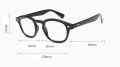 Men's Retro Round Small Frame Glasses Fashion Trend Casual Frame Male.