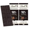 Lind Excellence 90% Coco Dark Chocolate-Two (2) Piece. 