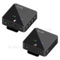 SK750 Wireless Lavalier Single Microphone Transmitter Receiver for Phone DSLR Camera Smartphone 2.4GHz Wireless Mic Record.