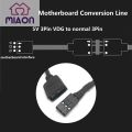 Motherboard SYNC Header Adapter Cable RGB 5V VDG to 3 Pin Conversion Line. 