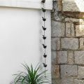 Rain Chains For Gutters Mobile Birds On Cups Rain Chimes Divert Water Away With Attached Hanger Dark Bronze Home Décor Stunning Cologo.