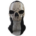 Horror Call of Duty Ghost Tactical Skull Mask Halloween Perform Party Masquerade Prop Helmet Cosplay Latex Headgear. 