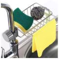 Stainless Steel Faucet Rack Kitchen Sink Organizer Holder Rustproof Space Saver 1Pc. 