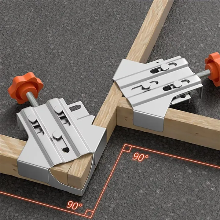 Right Angle Clamp W/ Adjustable Swing Jaw Right Angle Clamp for DIY ...