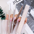Waterproof Liquid Eyebrow Pencil Long Lasting Sweat-proof Black Brown Outline Lying Silkworm Eeyeliner Pen Eyes Makeup Cosmetic. 