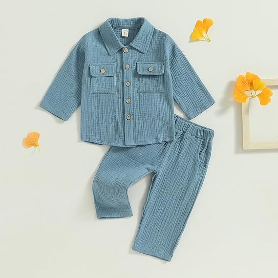 Toddler%20Baby%20Boy%20Relax%20Wear%20Outfit%20Fall%20Winter%20Clothes%20Set%20Button-Down%20Shirt%20Tops%20Pure%20Cotton%20Pants%202PCS%20Set%20-%20Image%208
