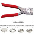 Sets Snap Fasteners Kit Tool, Metal Snap Buttons Rings with Fastener Pliers Press Tool Kit for Clothing Sewing  GAOHANG. 