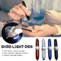 LED Spinning Pen Ball Gyro Pen Fidget Spinner Hand Top Glow In Dark Light EDC Stress Relief Toys Uses: writing, lighting, gyro, decompression toys.