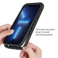 For iPhone 14 Plus Starry Sky Solid Color PC + TPU Phone Case. 