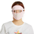 Anti-UV Mask Women Summer Full Face Ice Silk Neck Protection Thin Face Mask NOVO.