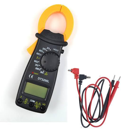 Digital Electronic AC&DC Voltage Clamp Meter Multimeter Current Volt Tool