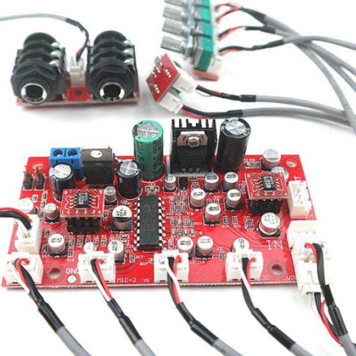 DC%2012V%2024V%20PT2399%20Digital%20Microphone%20Audio%20Amplifier%20Board%20Karaoke%20Plate%20Reverb%20Preamplifier%20Reverberator%20OP275%20Op%20Amp%20-%20Image%204