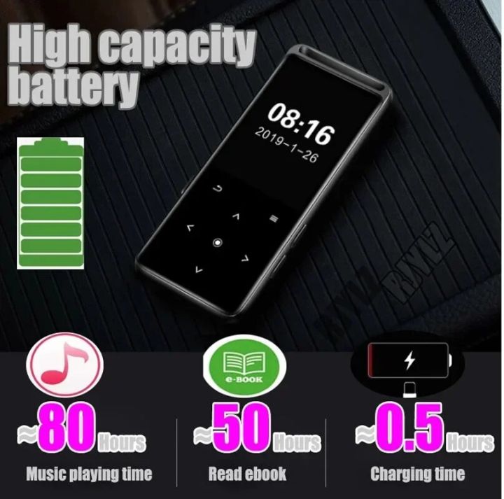 BENJIE%20M6%20M3%20Bluetooth%205.0%20Lossless%20MP3%20Player%20HiFi%20Portable%20Audio%20Walkman%20FM%20Radio%20EBook%20Voice%20Recorder%20MP3%20Music%20Playe%20-%20Image%205