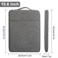 15.6-16 Inch Laptop Sleeve Case with Handle – Waterproof Protective Bag with Pocket for MacBook Pro, Microsoft, HP, Lenovo & Acer.