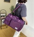 Travel Duffel Bag for Women Men, Sports Gym Bag with Shoes Compartment, Waterproof Travel Bag Overnight Bag with Dry Wet Separated Pocket, Carry Luggage Bag for Weekender, Sports, Gym, Travel.