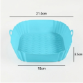 Air Fryer Silicone Baking Tray & Pot | Reusable Non-Stick Basket | Food Grade BPA Free | Oven & BBQ Cooking Mold for Kitchen.