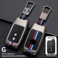 Premium Metal Remote Key Cover – Zinc Alloy Protective Shell for Toyota, Honda, Nissan, Mitsubishi, Hyundai, MG, BMW.. 