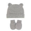 Custom Name Newborn Baby Cotton Beanies Hospital Hat and Mittens Set Solid Candy Color Stretchy Infant Warm Cap Gloves 0-1 Years.