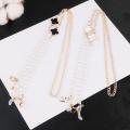 Delicate Clover Pearl Beaded Chain Eyeglasses Chain Pendant Necklace Female Accessories Hanging Lanyard Holder Strap for Women. 