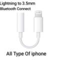 IPHONE LIGHTNING TO 3.5MM JACK ADAPTER CALLING+PLAY MUSIC.
