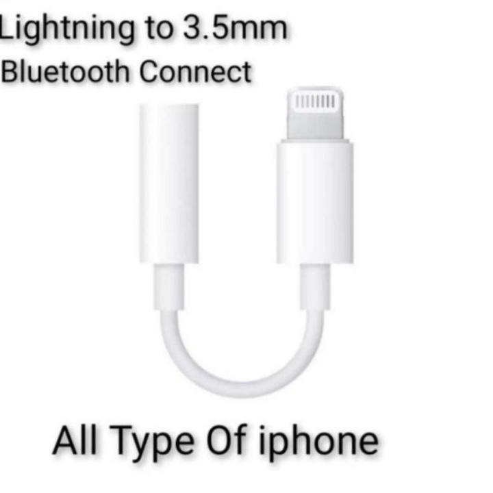 IPHONE LIGHTNING TO 3.5MM JACK ADAPTER CALLING+PLAY MUSIC