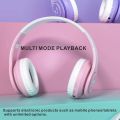 1pc Gradient Color Over-Ear Wireless BT Headset.