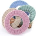 New Toilet Seat Cover Comfortable Warm Washable Bathroom Toilet Covers. 