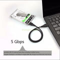 SuperSpeed USB 3.0 Cable A to Micro B For Hitachi/WD/S-eagate/Toshiba/Samsung External Hard Drives And For Samsung Galaxy Note 3. 