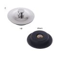 Stainless Steel Rubber Bath Tub Sink Floor Drain Plug Water Stopper Tool For Kitchen Laundry Bathroom. 