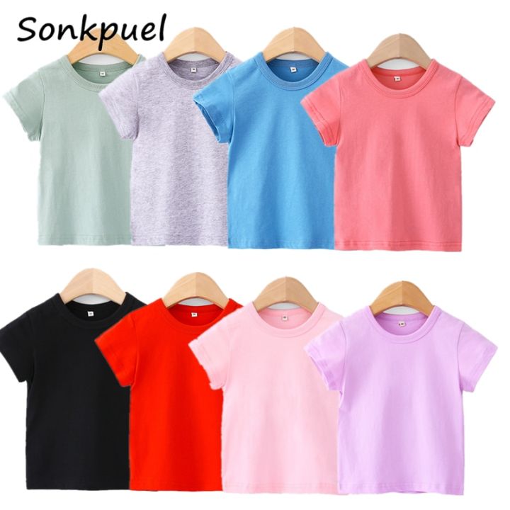 Solid%20Color%20Children%20T-shirt%20for%20Boys%20Girls%20Cotton%20Summer%20Kids%20Tops%20Tees%20Baby%20Kids%20Tshirts%20Blouse%20Clothes%20for%202-12%20Years%20Child%20-%20Image%203