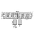 Chrome Metal Tune-O- Bridge for Electric Replacement.