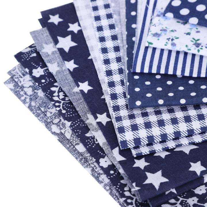 7Pcs%20DIY%20Face%20Cloth%20Cover%20Sewing%20Cotton%20Color%20Patch%E2%80%91Work%20Dustproof%2025x25cm%20-%20Image%205