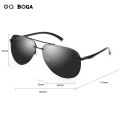 OQ BOGA 7 Styles Unisex Classic Aviator Polarized Sunglasses Men Women Colorful Half Rim Sun Glasses UV400. 